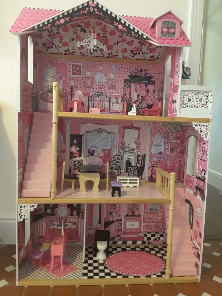 kidkraft amelia wooden dolls house